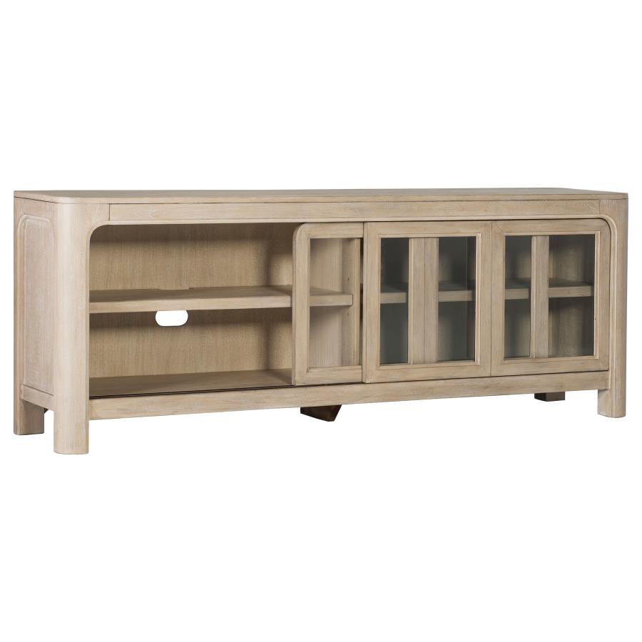 Maria 2-door TV Stand Media Console Weathered Mango