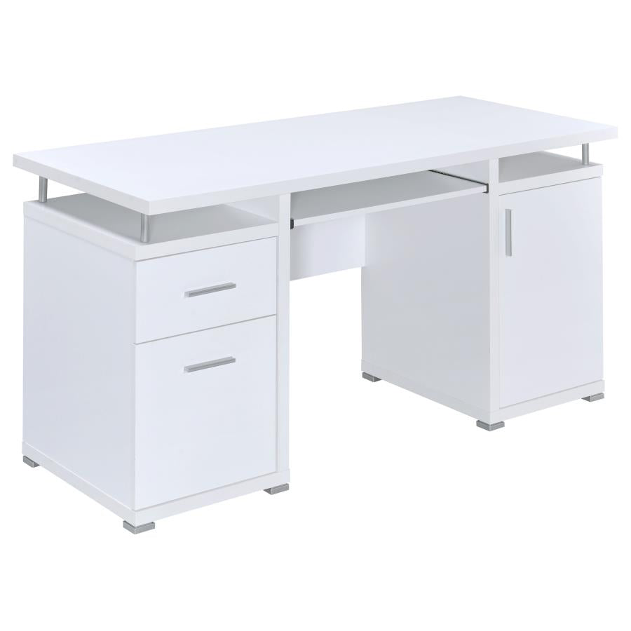 Elena 55-inch 2-drawer Office Computer Desk Mango