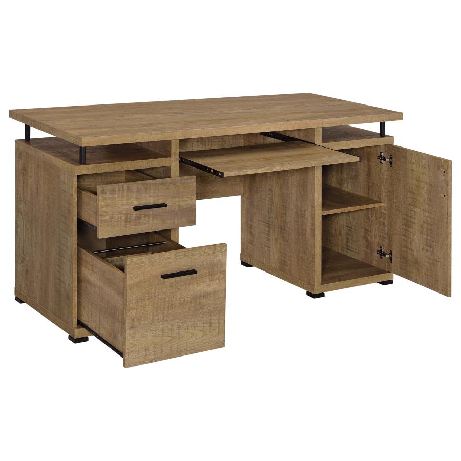 Elena 55-inch 2-drawer Office Computer Desk Mango