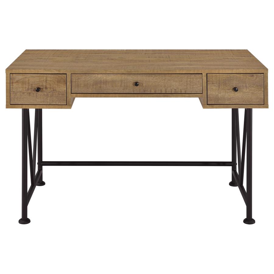 Cora 47-inch 3-drawer Writing Desk Mango