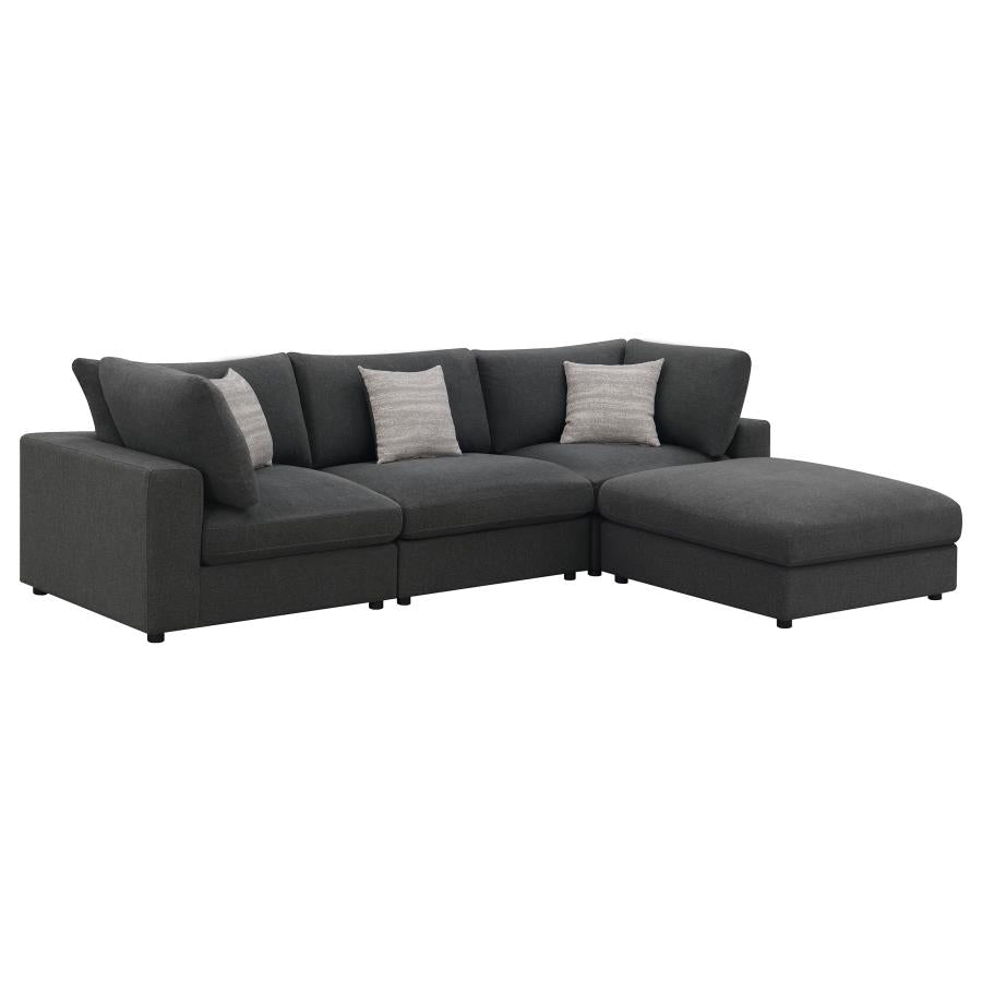 Talia Upholstered 4-Piece Modular Sectional