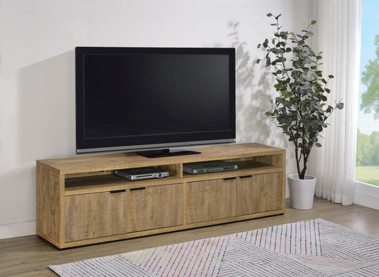 Tammy 79" Mango TV Stand 4-door Storage