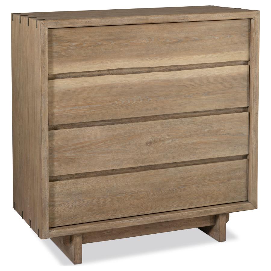 Angelica Weathered Oak 4-drawer Chest