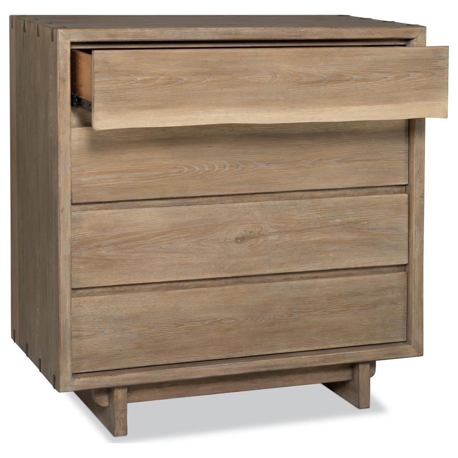 Angelica Weathered Oak 4-drawer Chest