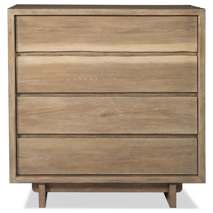 Angelica Weathered Oak 4-drawer Chest
