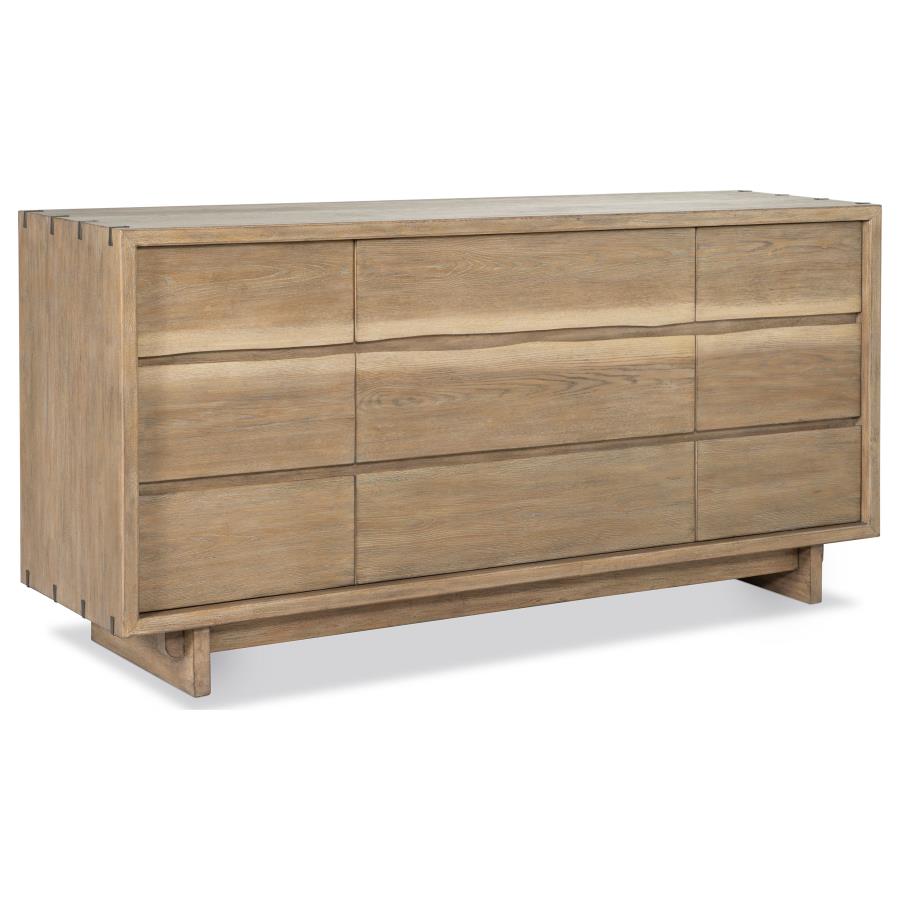 Angelica Weathered Oak 9-drawer Dresser