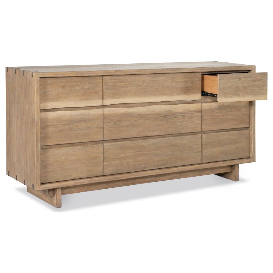 Angelica Weathered Oak 9-drawer Dresser