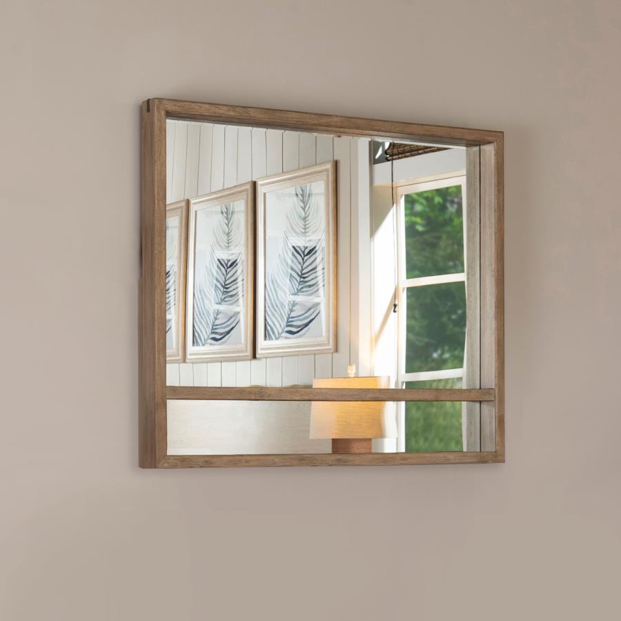 Angelica Weathered Oak Mirror
