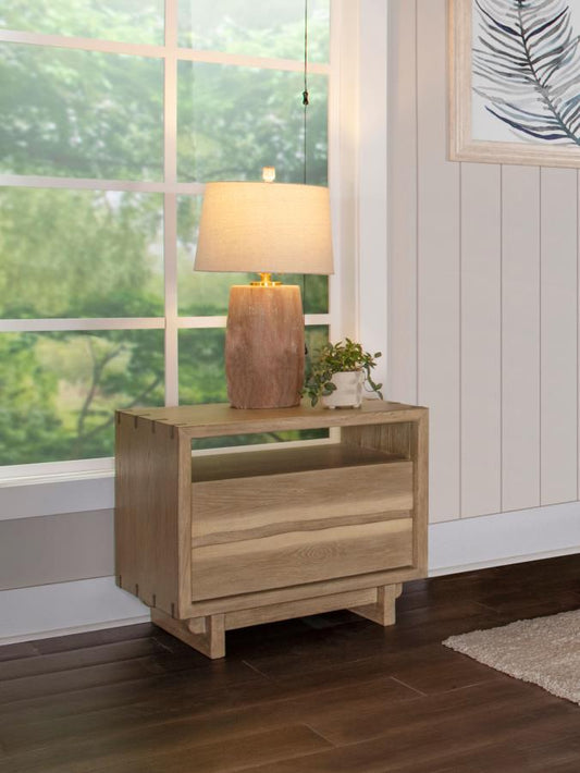 Angelica Weathered Oak Nightstand