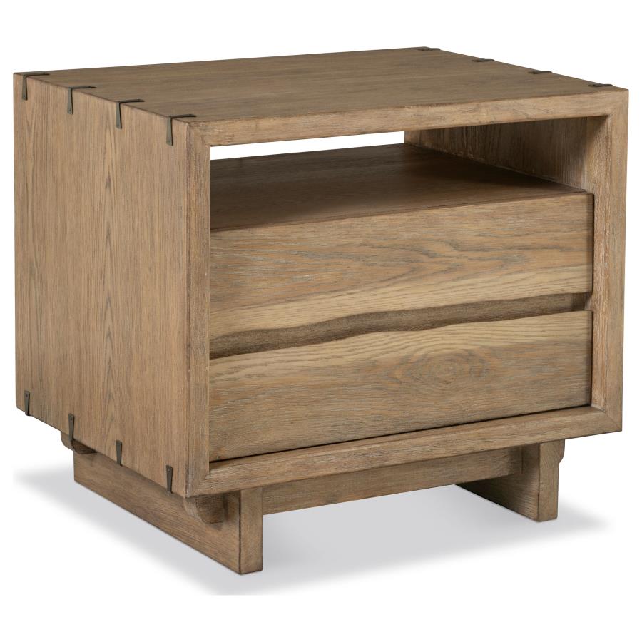 Angelica Weathered Oak Nightstand