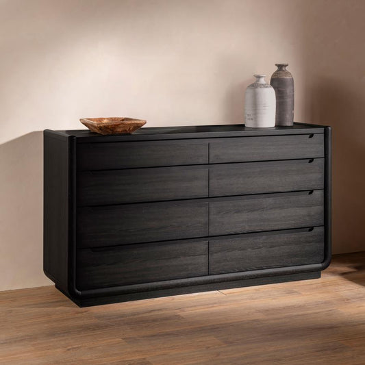 Bianca 8-drawer Burnished Black Dresser