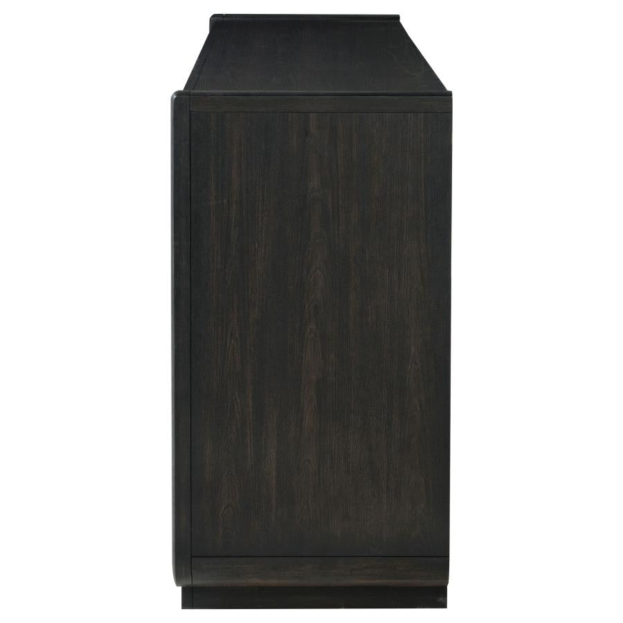 Bianca 8-drawer Burnished Black Dresser