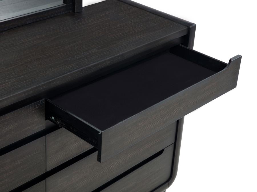 Bianca 8-drawer Burnished Black Dresser