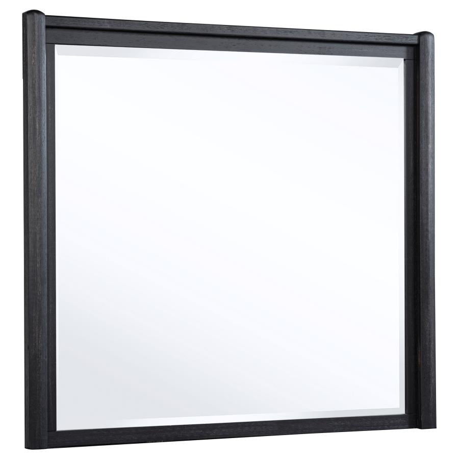 Bianca Burnished Black Dresser Mirror