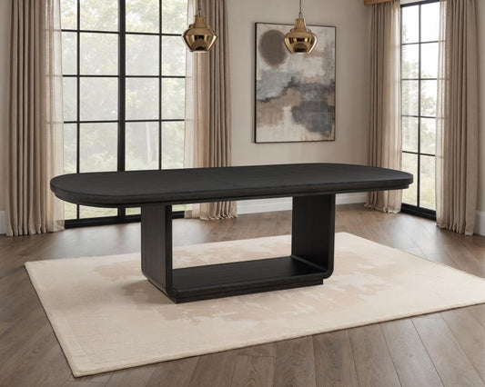 Bianca Extension Burnished Black Dining Table