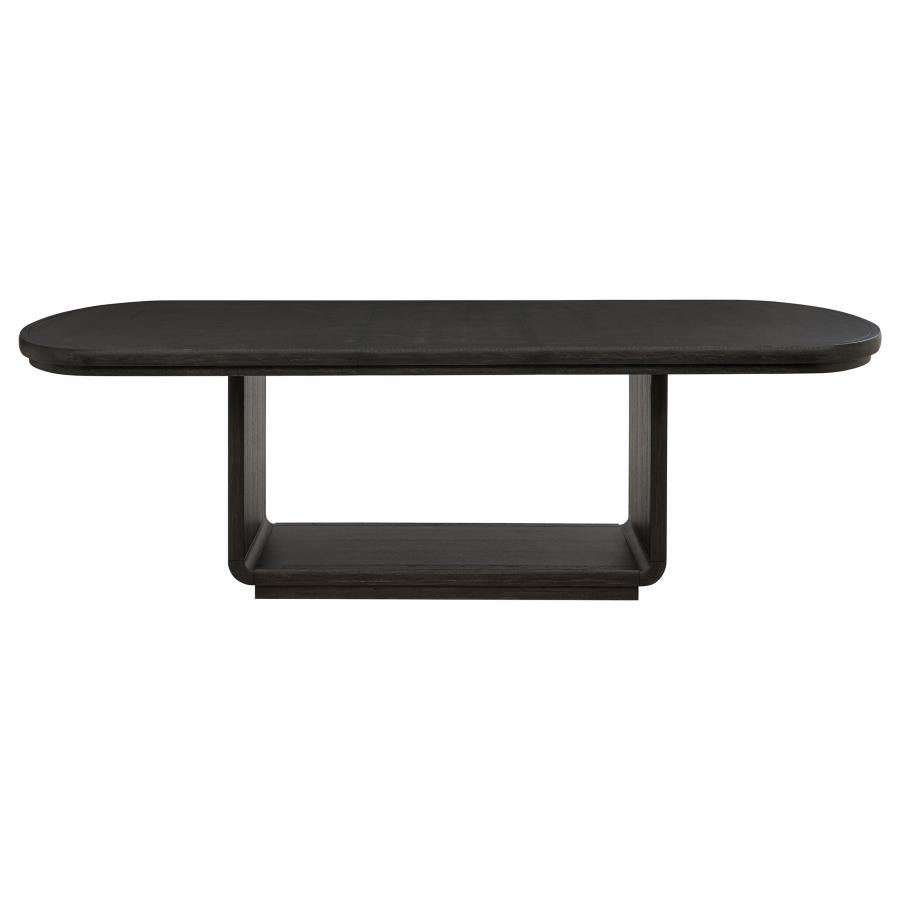 Bianca Extension Burnished Black Dining Table
