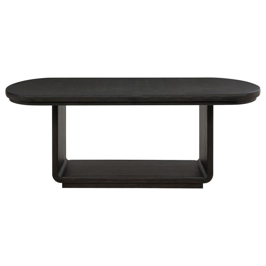 Bianca Extension Burnished Black Dining Table