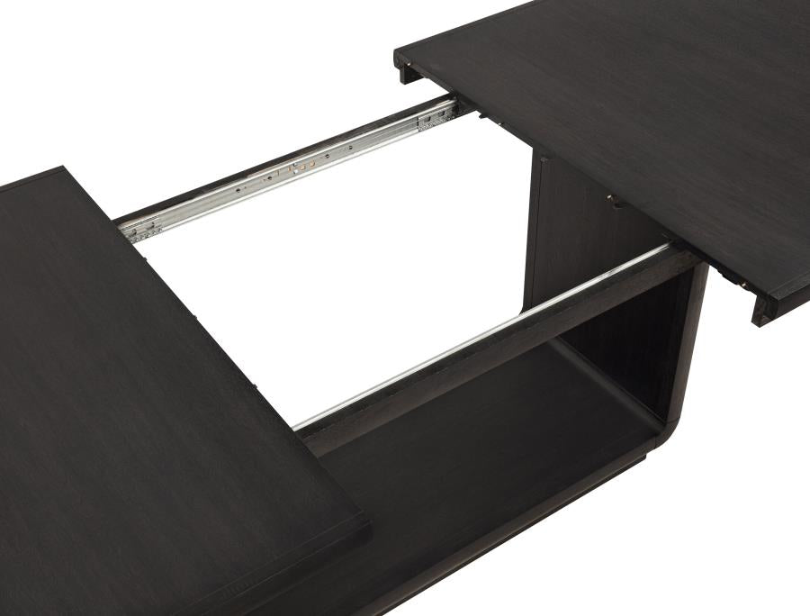 Bianca Extension Burnished Black Dining Table