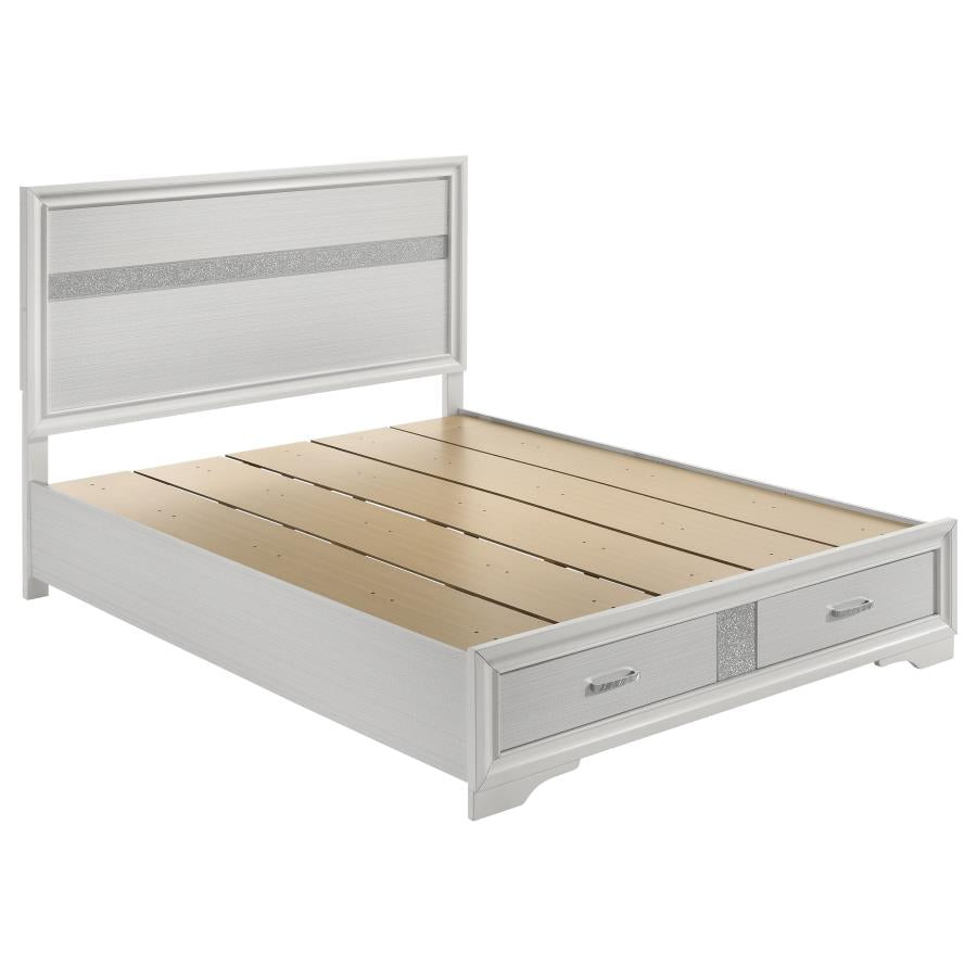 Brittany White Storage Bed