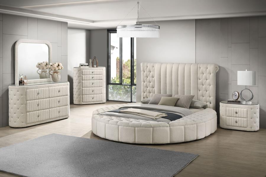 Camille Upholstered 6-drawer Dresser