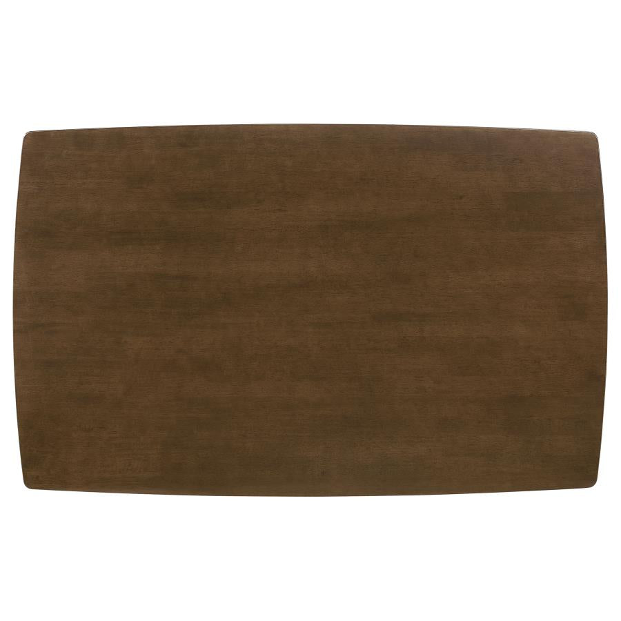 Carrie 5-Piece Rectangular Dining Set Chestnut