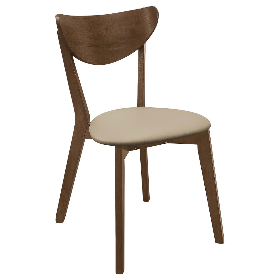 Carrie 5-Piece Rectangular Dining Set Chestnut