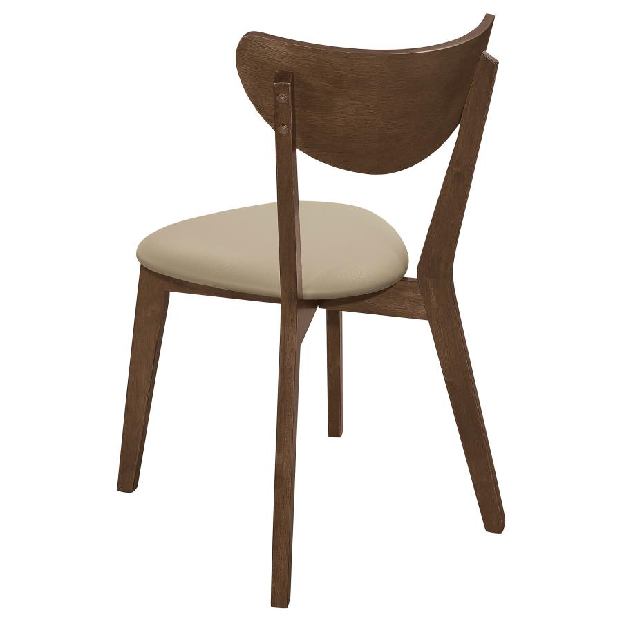 Carrie 5-Piece Rectangular Dining Set Chestnut