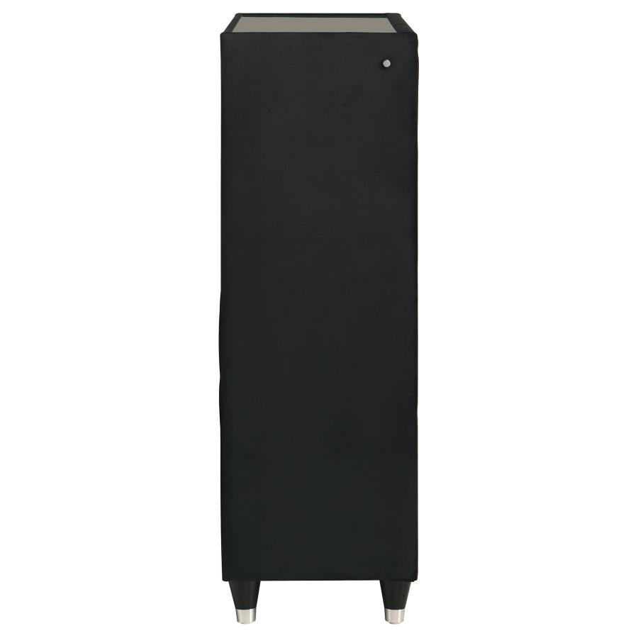 Celine Velvet Upholstered LED Chest