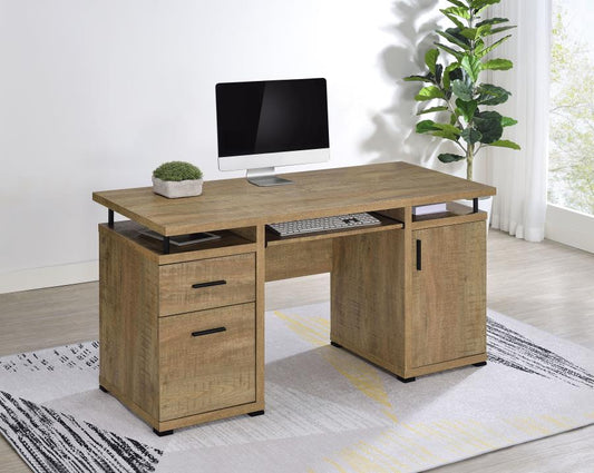 Elena 55-inch 2-drawer Office Computer Desk Mango