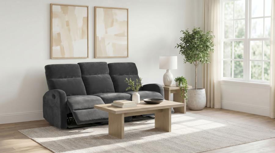 Farah Chenille Manual Reclining Sofa