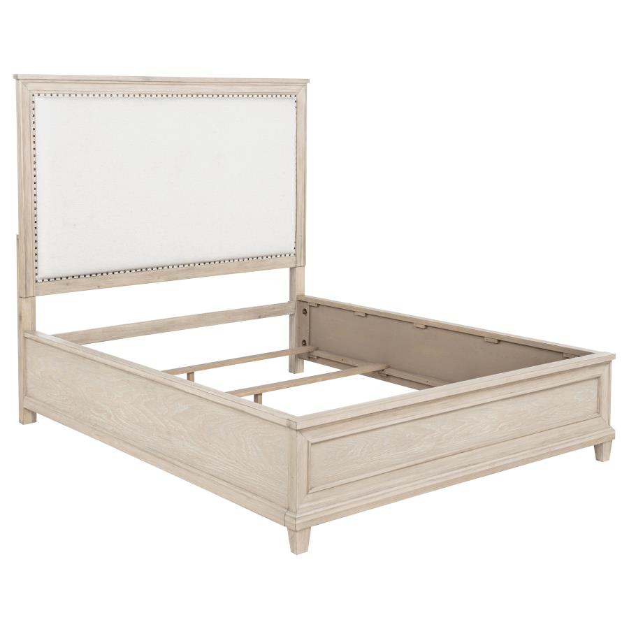 Florence Washed Oak Bed