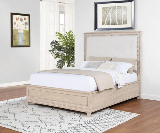Florence Washed Oak Bed