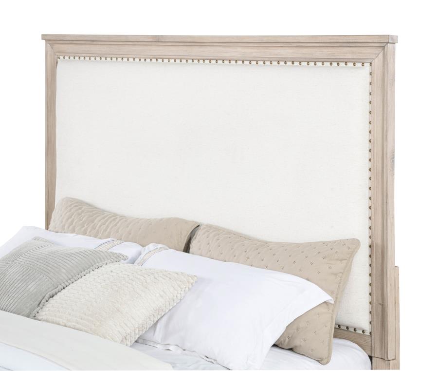 Florence Washed Oak Bed