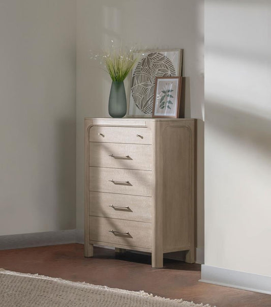 Maria 5-drawer Bedroom Chest of Drawers Weathered Mango