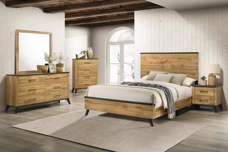 Tara 5-piece Bedroom Set Natural Pine
