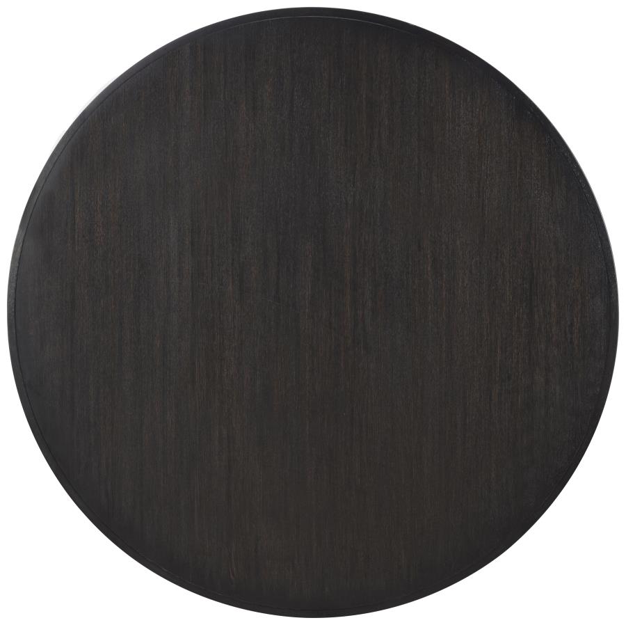 Bianca Burnished Black Round Table
