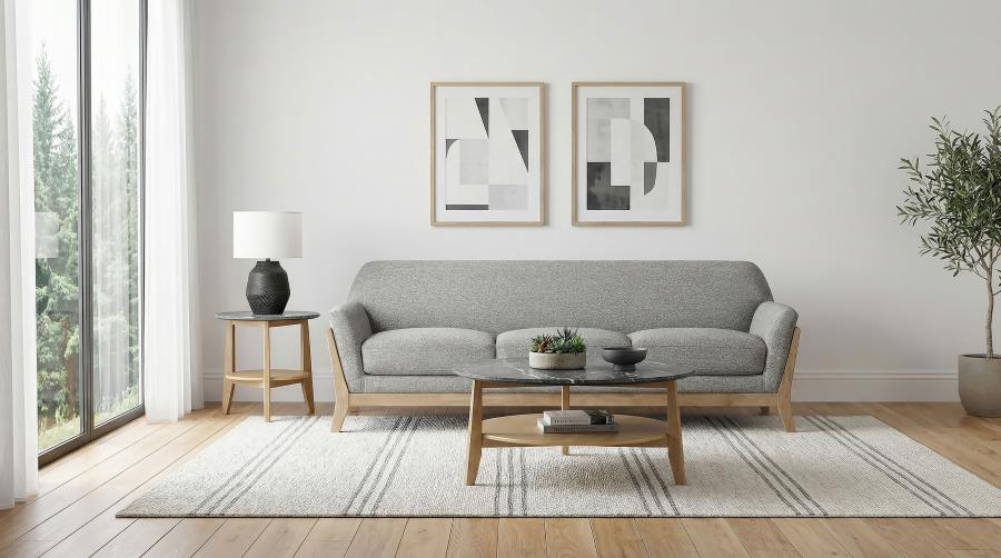 Isabella Upholstered Flared Arm Sofa