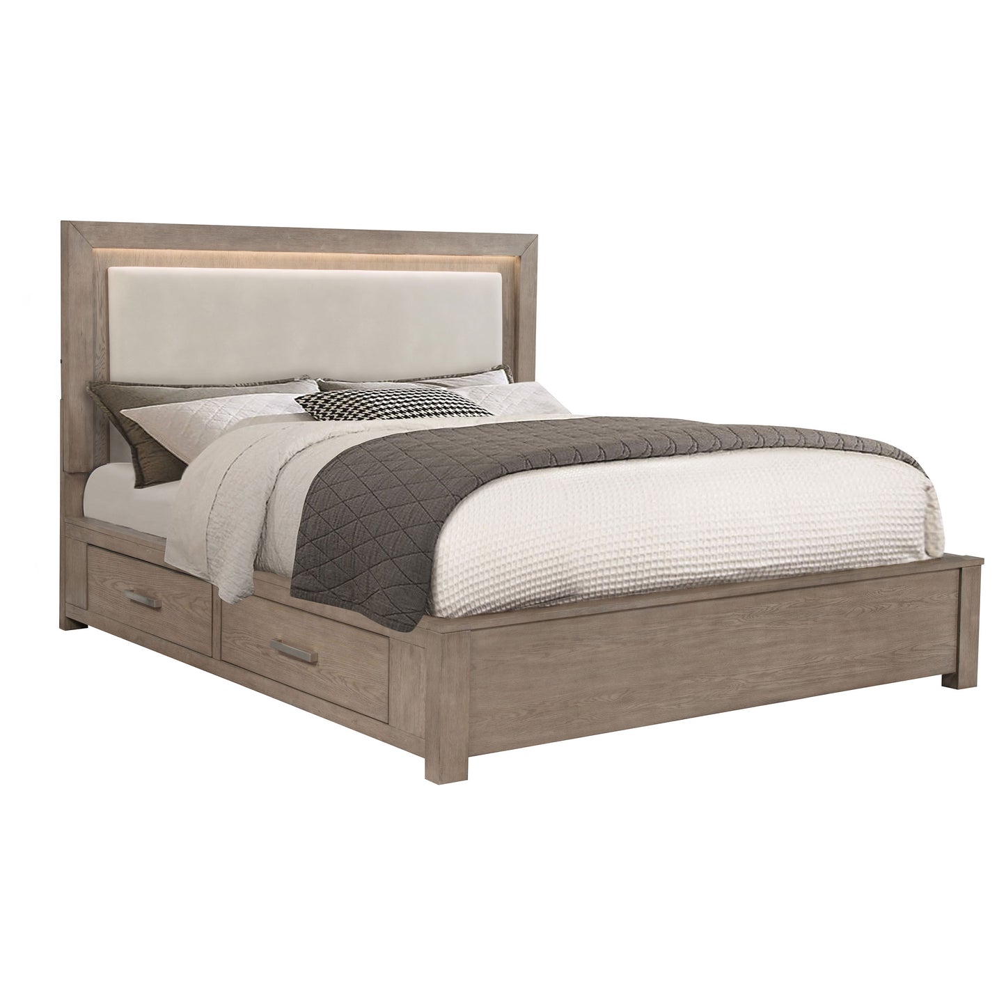 Kylie LED storage bed