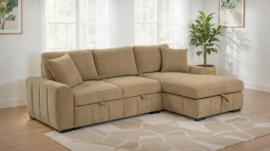 Layla Upholstered Sleeper Sectional Sofa
