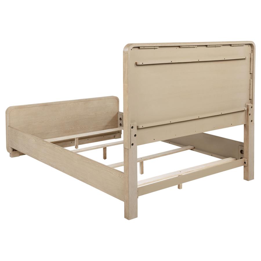 Lana Panel Bed Light Elm