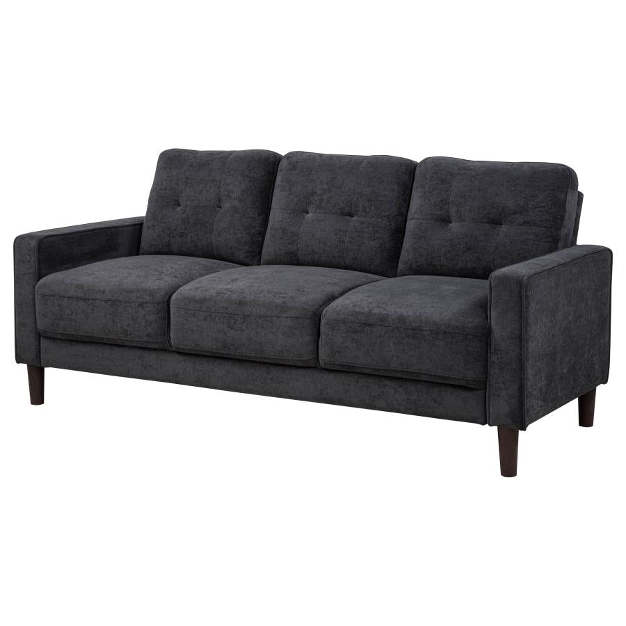Nadia Upholstered Tufted Sofa Steel Gray
