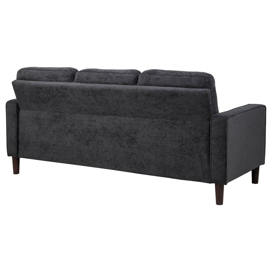 Nadia Upholstered Tufted Sofa Steel Gray