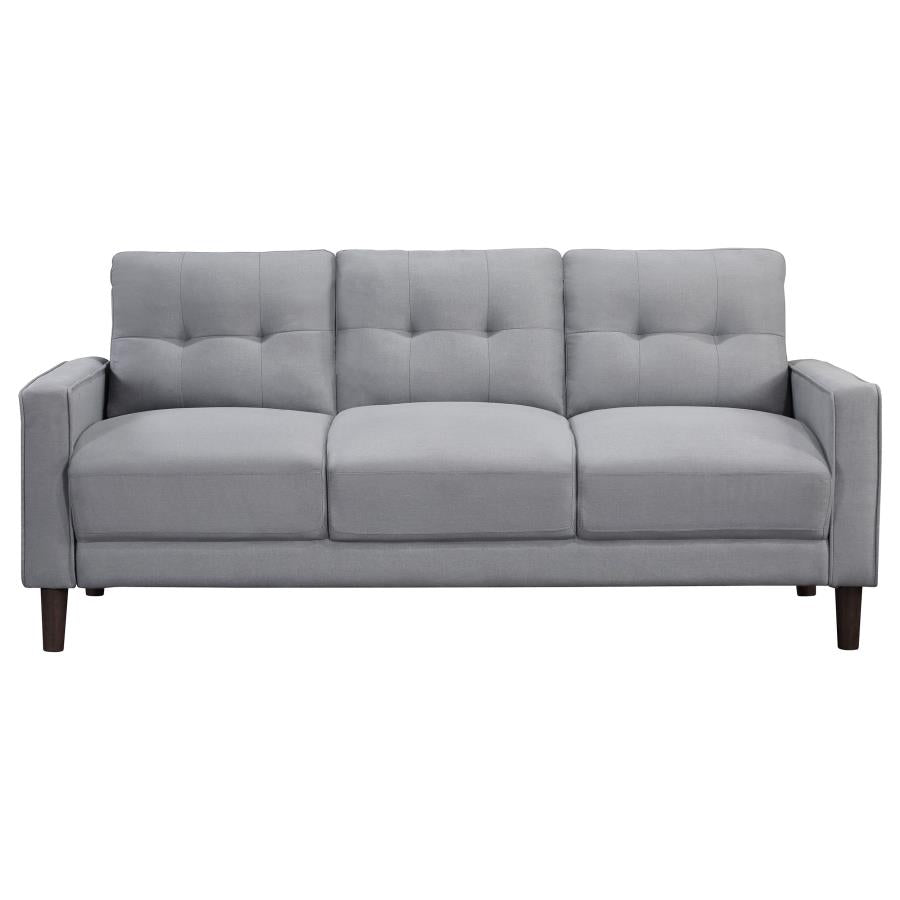 Nadia Upholstered Tufted Sofa Gray