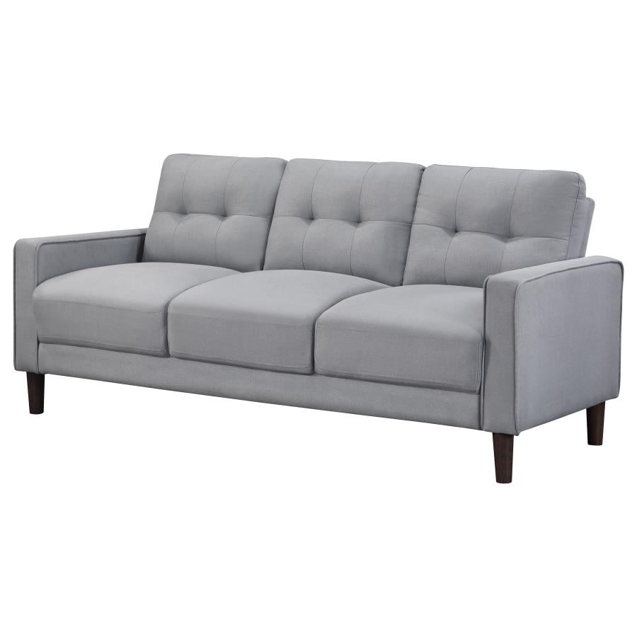 Nadia Upholstered Tufted Sofa Gray
