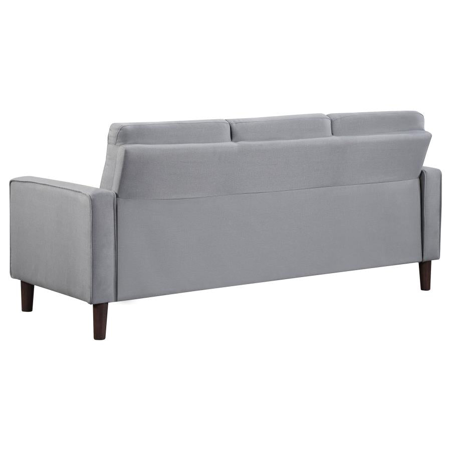 Nadia Upholstered Tufted Sofa Gray