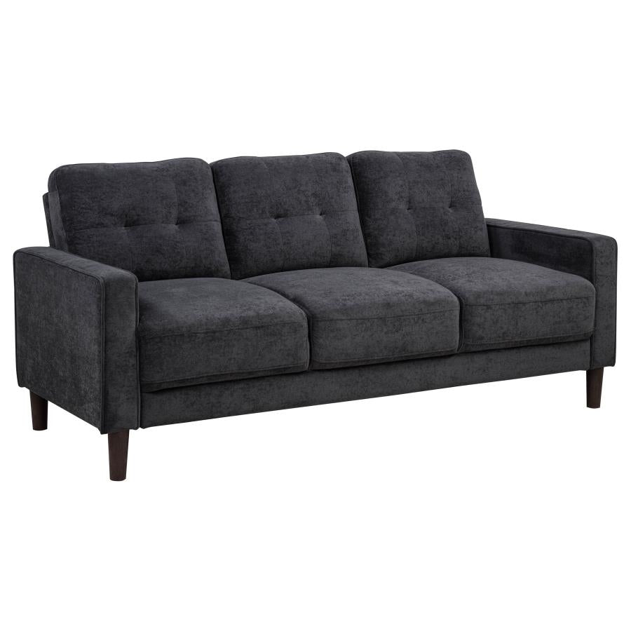 Nadia Upholstered Tufted Sofa Steel Gray