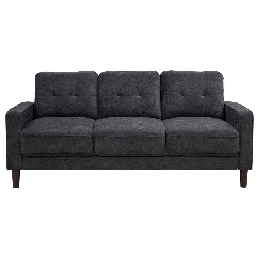 Nadia Upholstered Tufted Sofa Steel Gray
