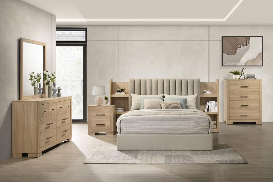 Nora 4-drawer Light Oak Chest