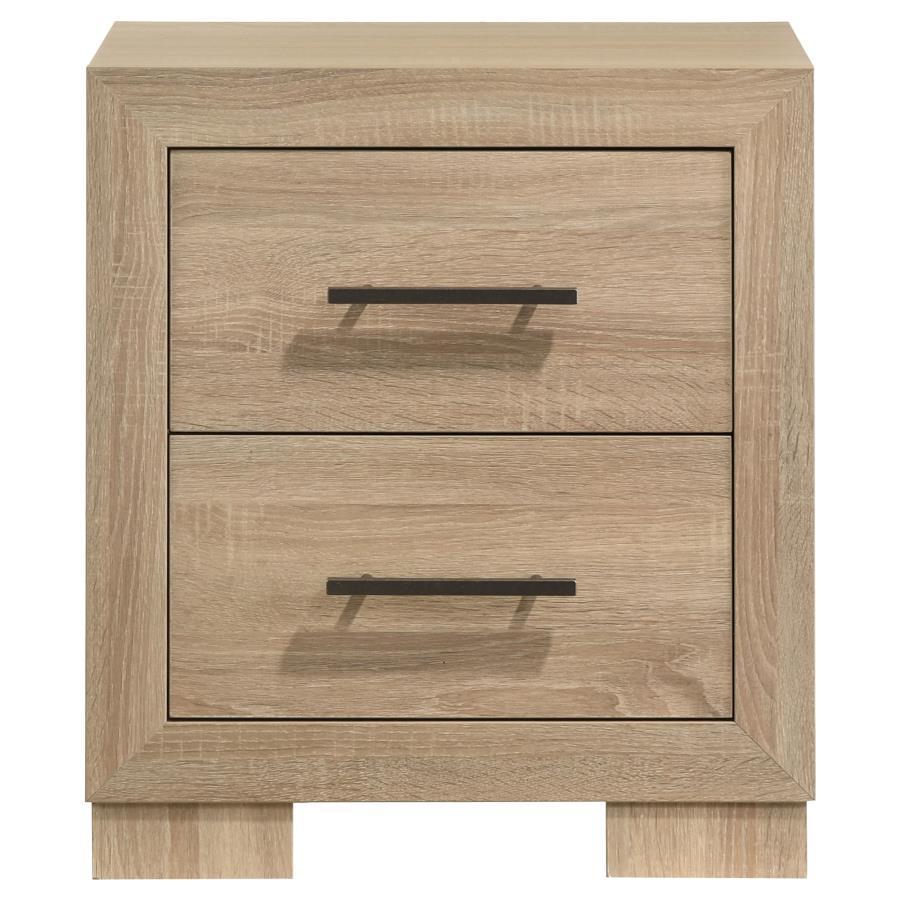 Nora 2-drawer Light Oak Nightstand