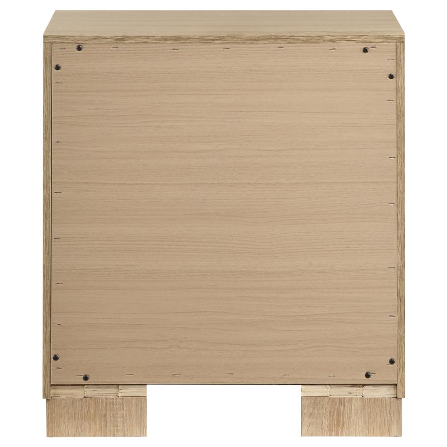 Nora 2-drawer Light Oak Nightstand